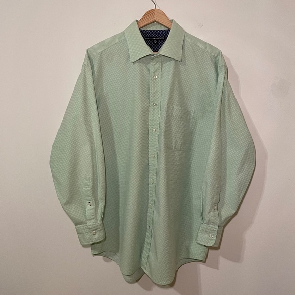 Tommy Hilfiger Other - Tommy Hilfiger Mens Long Sleeve Light Green Shirt, Size XL